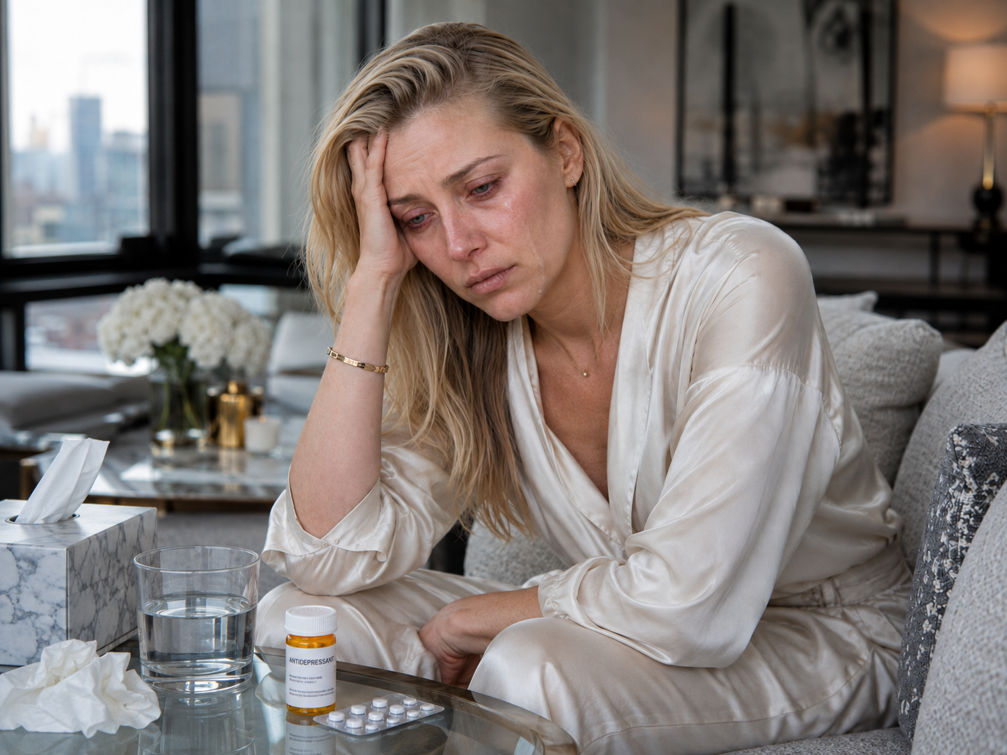 Illustrazione medica dedicata al disturbo depressivo maggiore